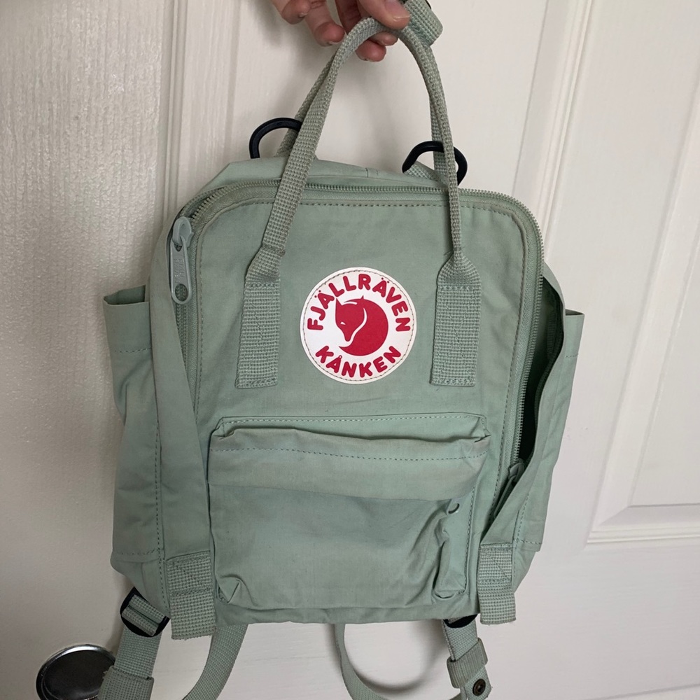 Kanken mini backpack mint color
